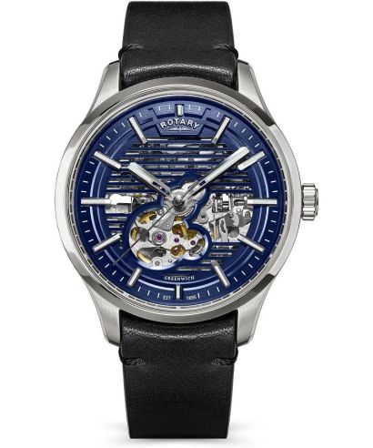 Часовник Мъжки Rotary Greenwich Automatic Skeleton