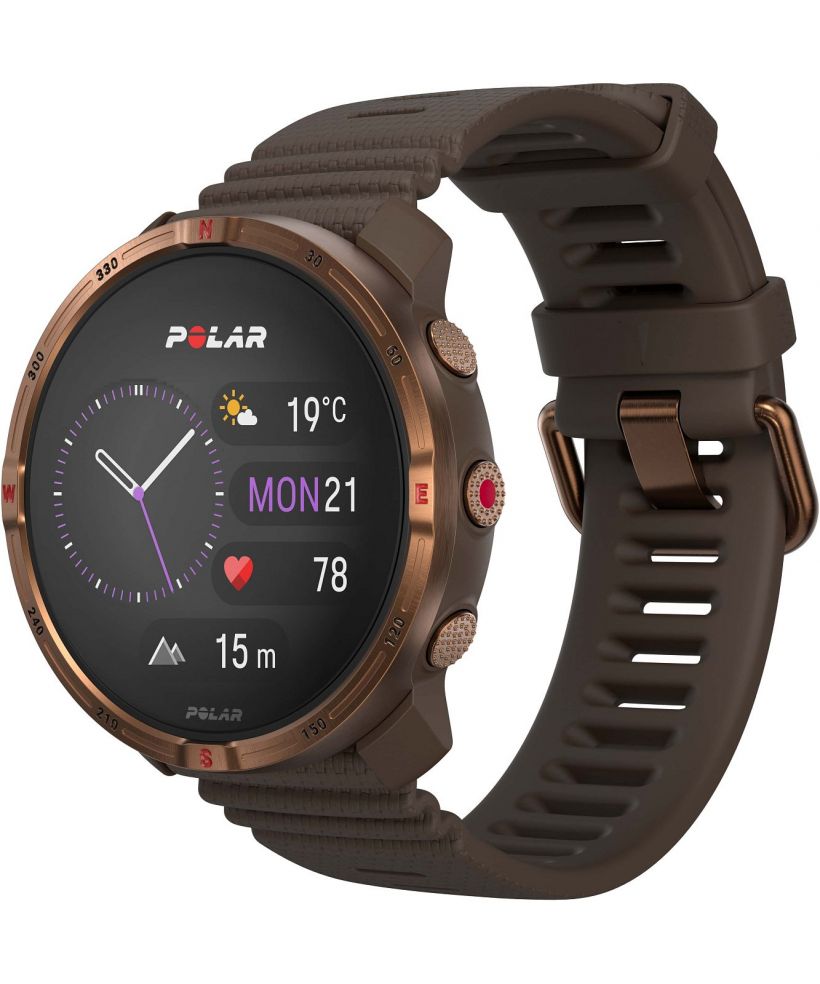 Спортен Часовник Унисекс Polar Grit X2 Brown Copper