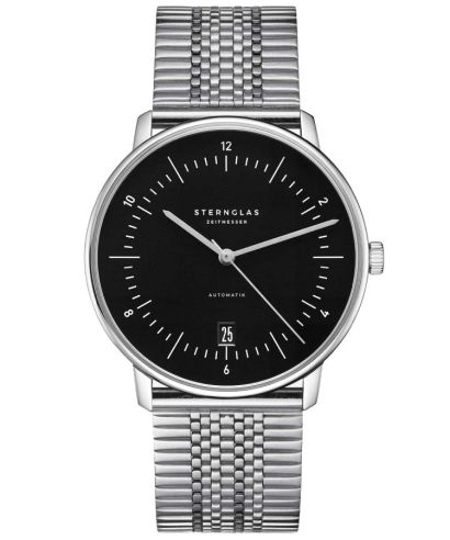 Часовник Мъжки Sternglas Naos Piano Black Automatic