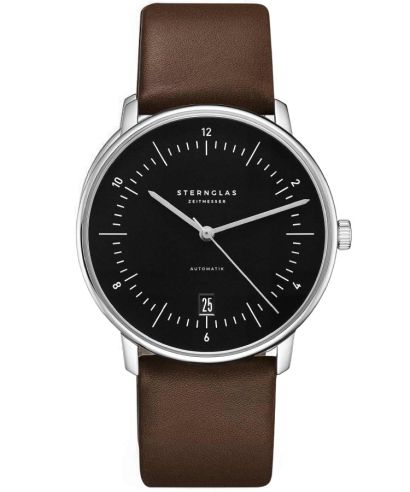 Часовник Мъжки Sternglas Naos Piano Black Automatic