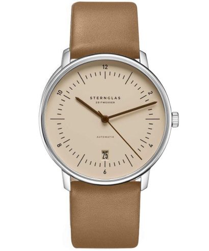 Часовник Мъжки Sternglas Naos Sand Brown Automatic