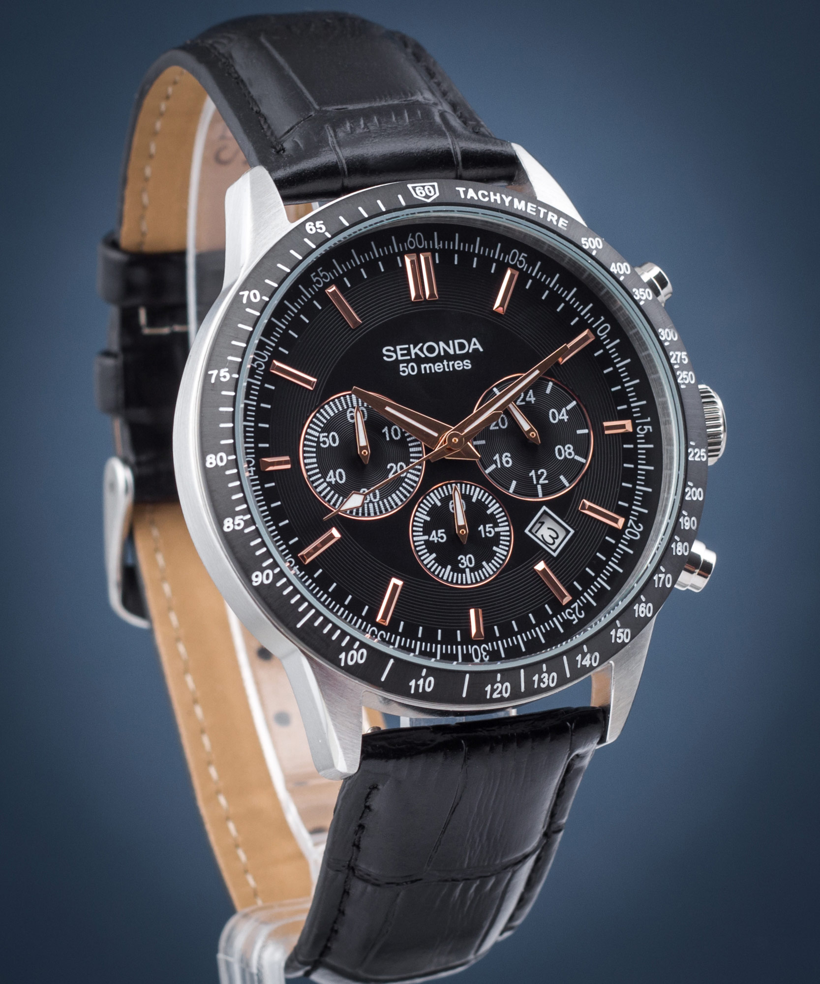 Sekonda Orologio Sportivo Da Uomo 1917 - Quadrante Nero - Modello 1917-AMZUK