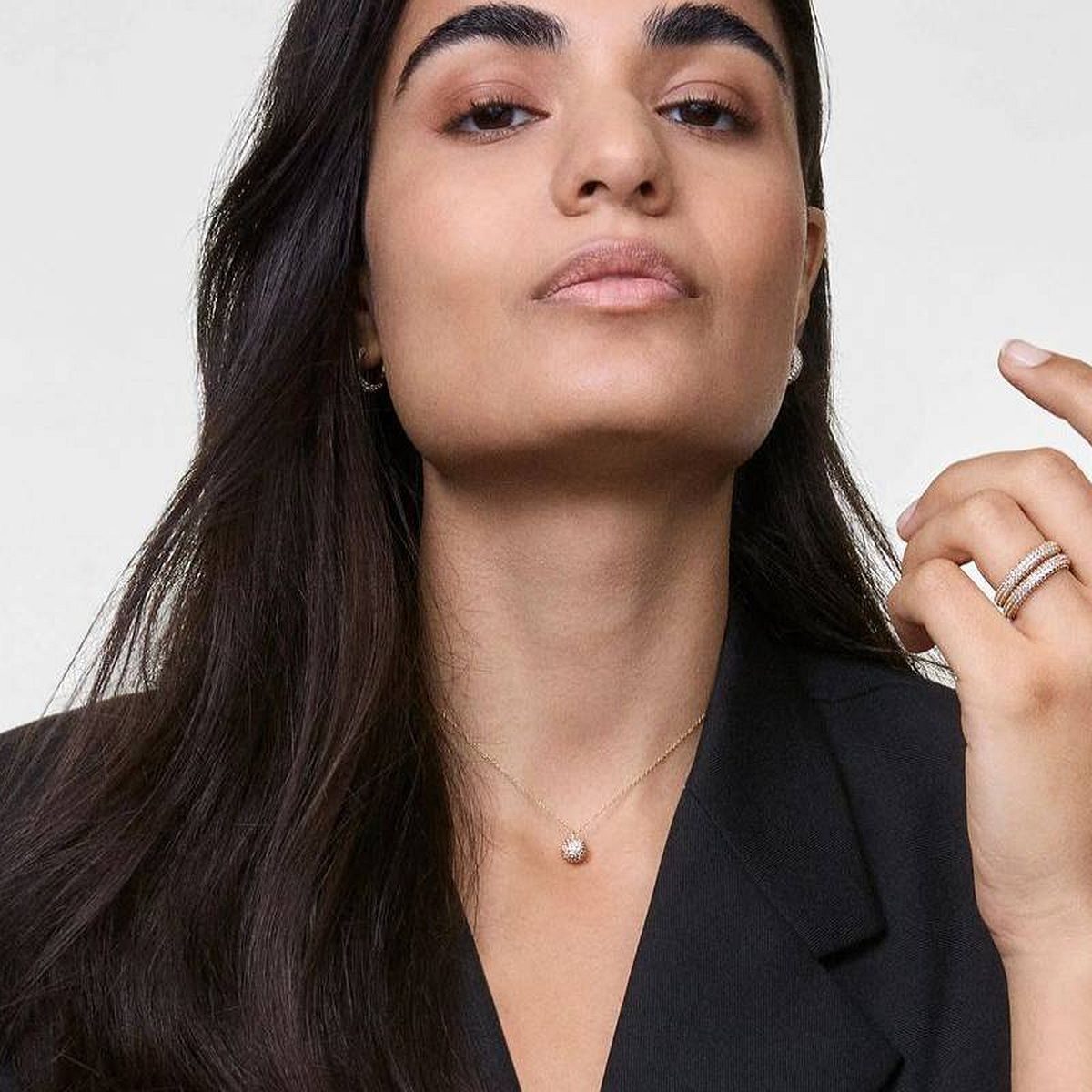 Колие Daniel Wellington Pavé Crystal Pendant Gold
