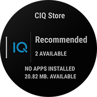 Connect IQ™ Магазин