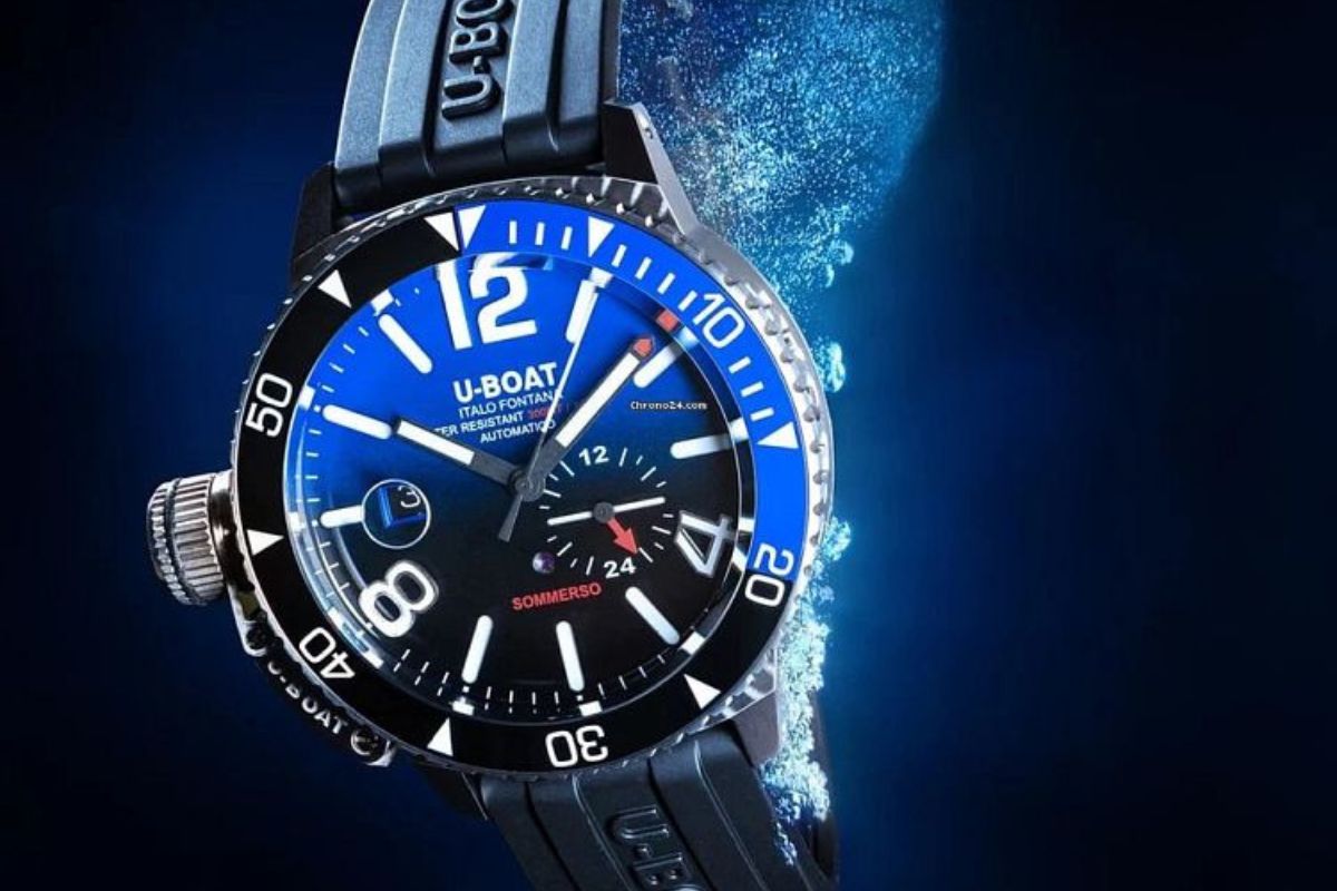 Мъжки часовник U-BOAT Sommerso Ceramic Blue