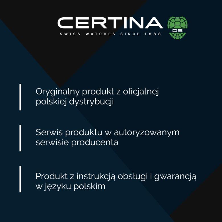 Certina C044.410.17.050.00 (C0444101705000) - Gwarancja