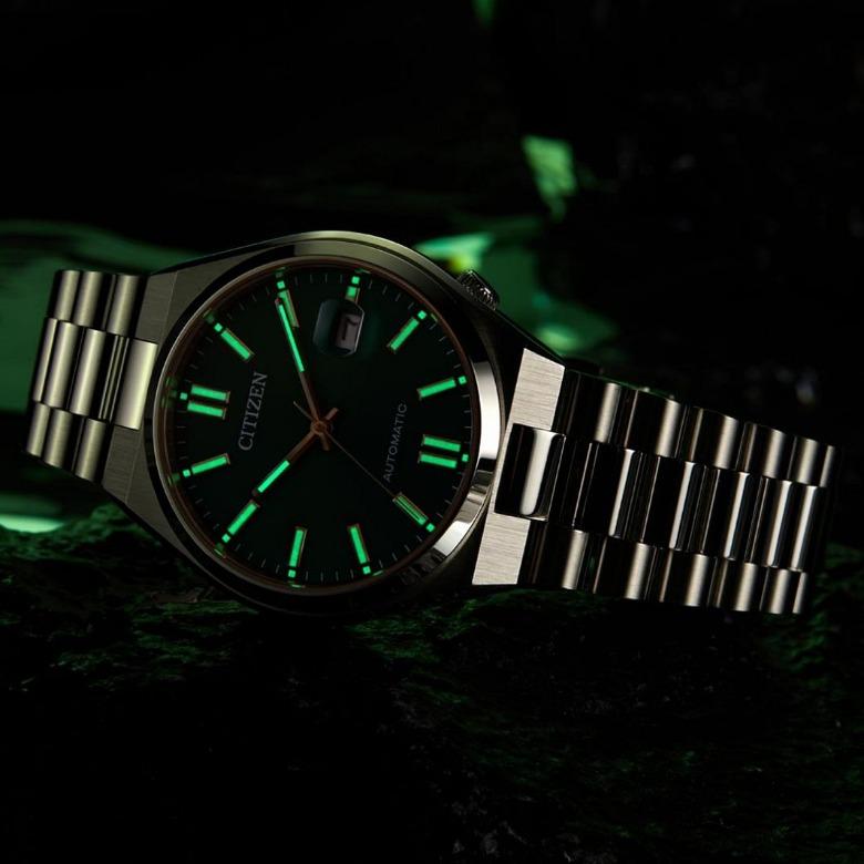 Citizen BJ8057-17X - Fluorescencyjne wskazówki