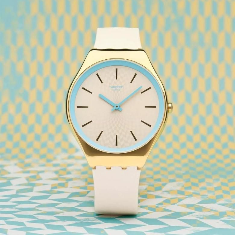Swatch SYXG127 - Fakturowana tarcza