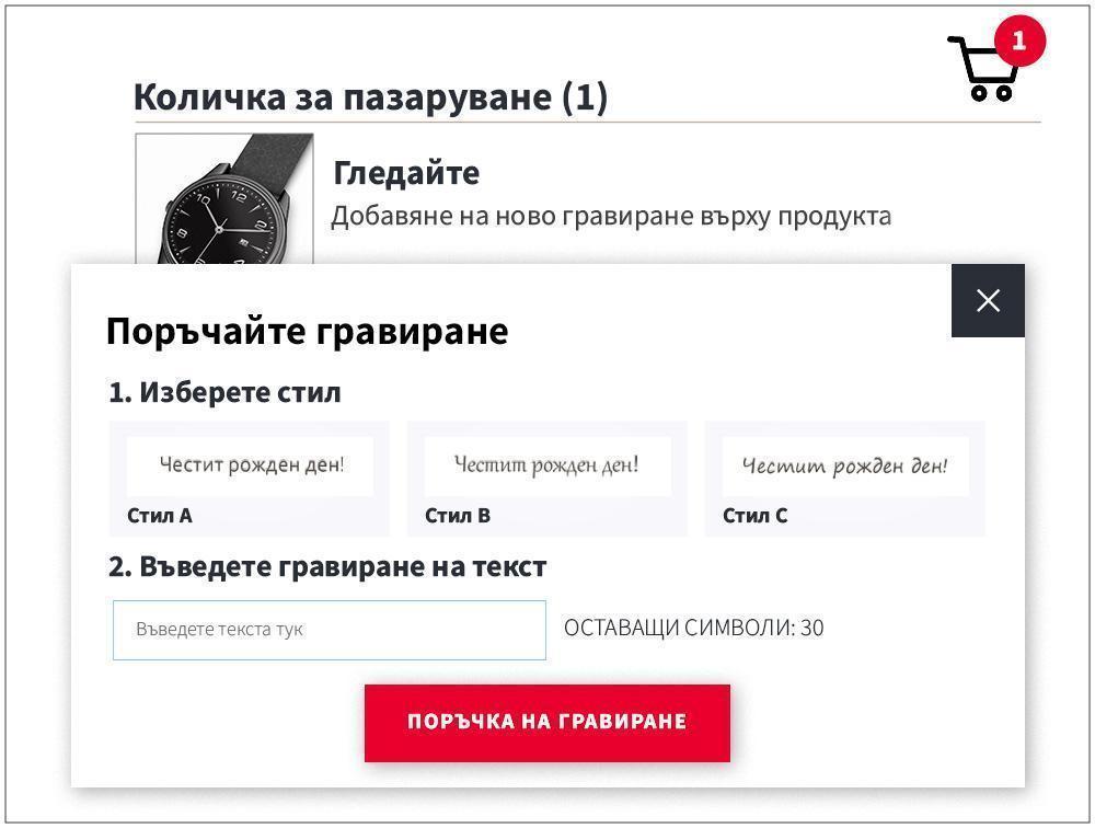 Инструкции за гравиране на часовници